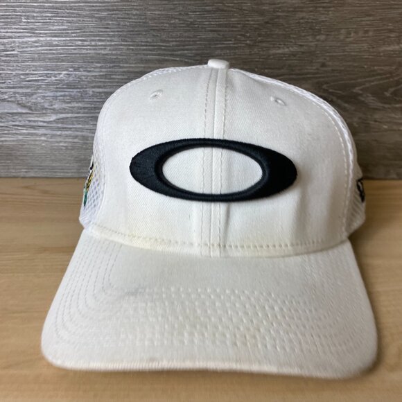 Oakley Pro Am Hat Cap Fitted Mens Large Golf Tournament Mesh New Era Stretch - Picture 2 of 10